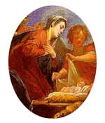 La Virgen adora al Niño