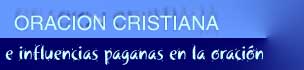 oración crristiana meditación